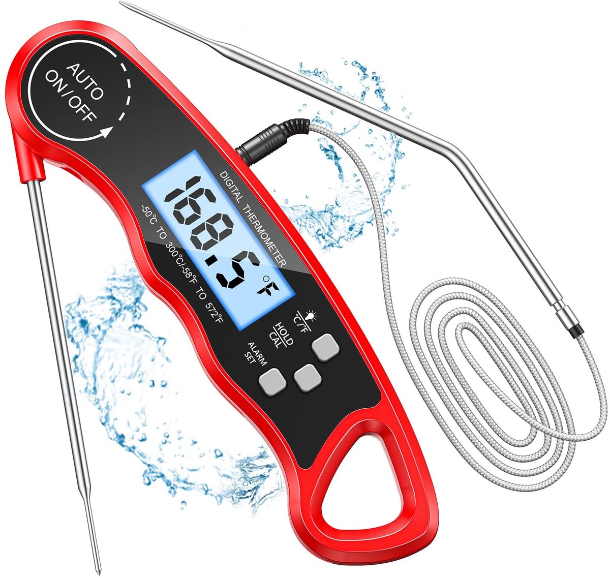 Omgoods - Digitale Vleesthermometer met Lange Sonde