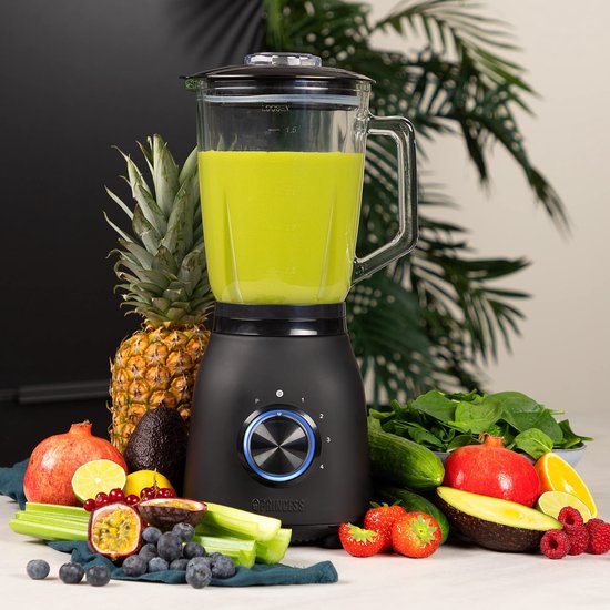 Omgoods - Blender met 1.5L Glasschaal, 1000W, 4 Snelheidsinstellingen van Omgoods — afbeelding 2