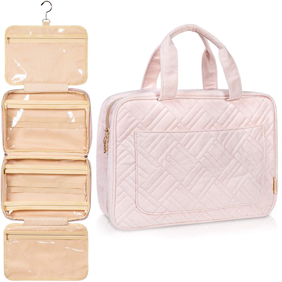 Omgoods - Grote Hangende Reis Toilettas voor Dames en Meisjes - Make-up en Organizer Set