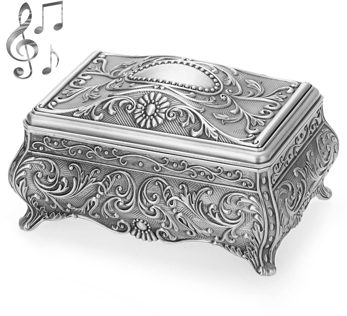 Omgoods - Elegante Muziekdoos en Sieradenopbergdoos in Roze
