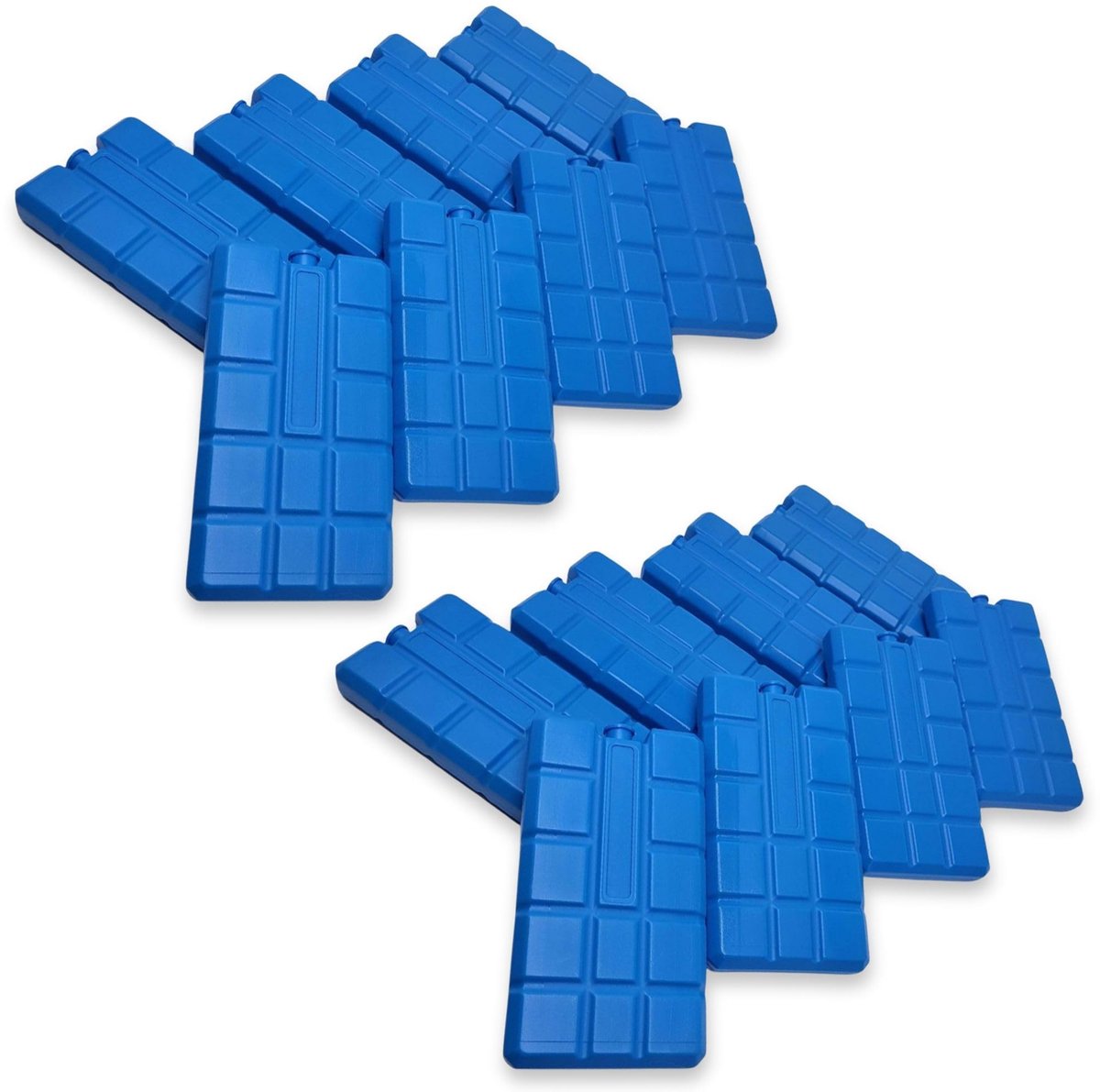 Omgoods - Set van 6 Koelelementen 200 ml voor Koeltas en Koelbox