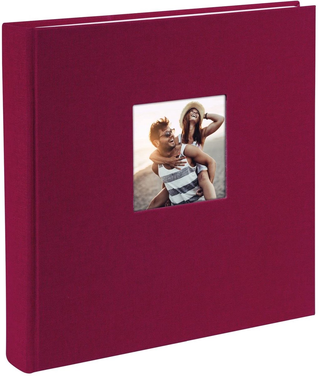 Omgoods - Fotoalbum Bella Vista Bordeaux 25 x 25 cm