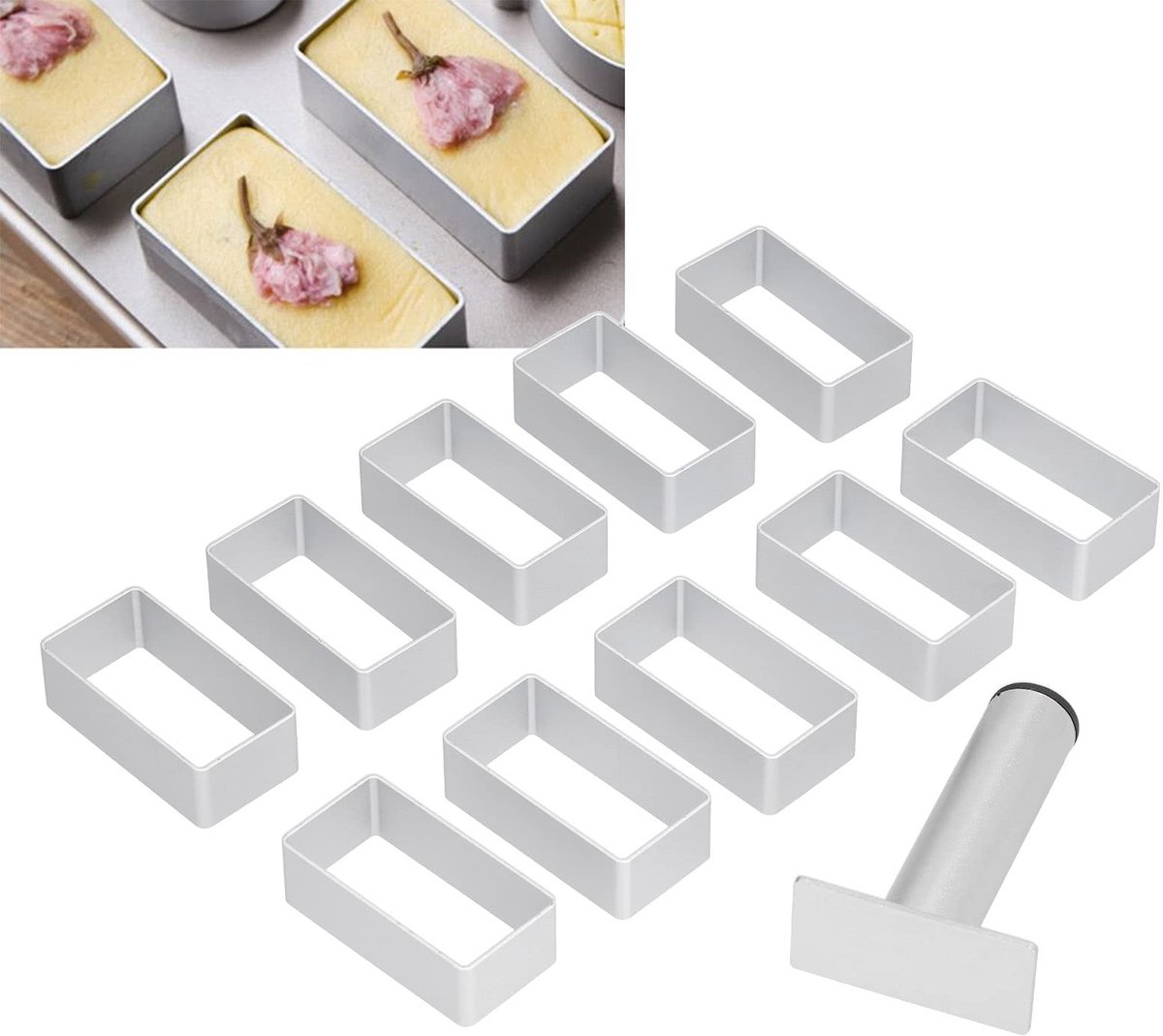 Omgoods - DIY Bakvorm - Dessert Beehive Vorm en Koekjes Snijder