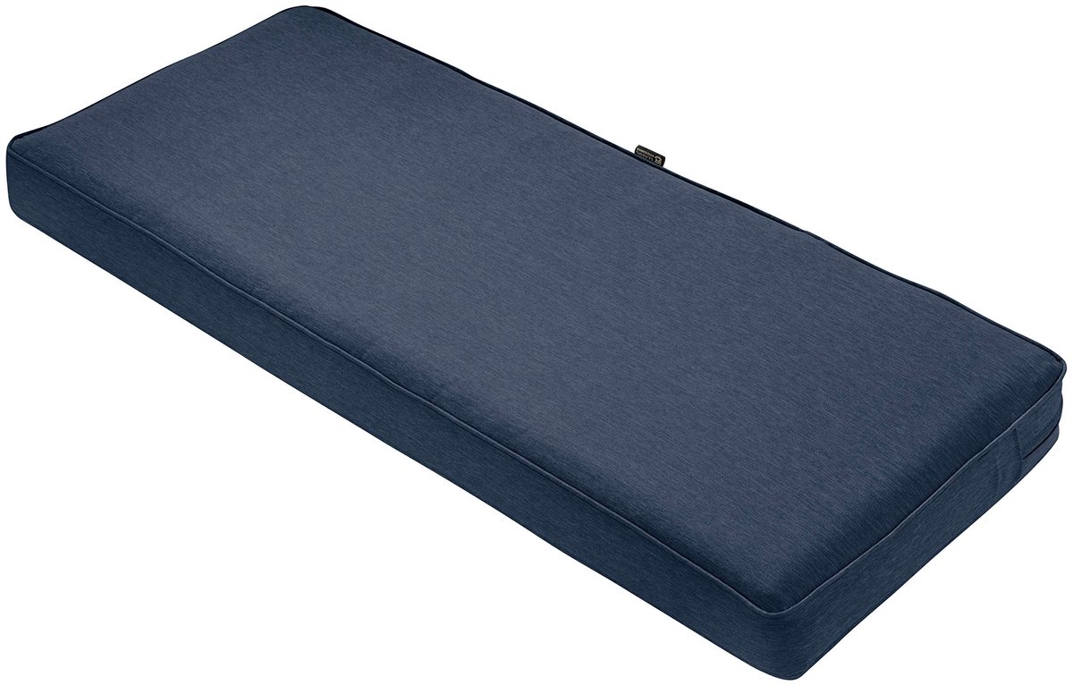 Omgoods - Buitenbankkussen 54"W x 18"D x 3"T - FadeSafe Waterbestendig - Indigo Blauw