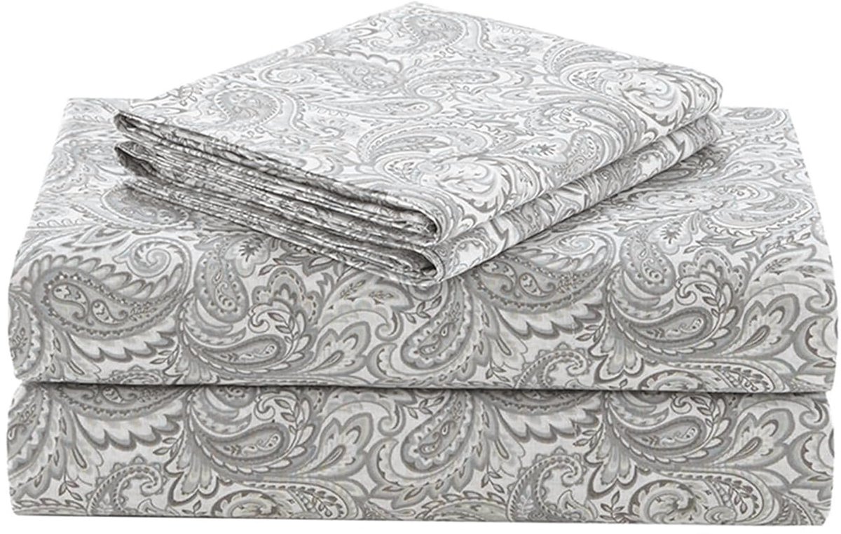 Omgoods - Bedset met Kussenslopen - King Size in Grijs