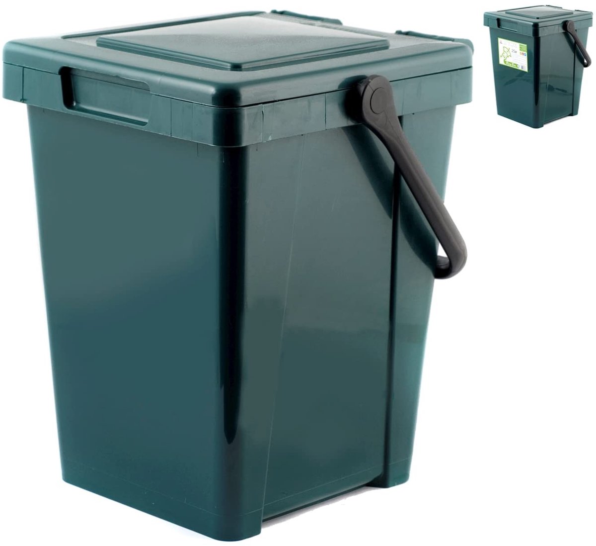 Omgoods - Groene Plastic Compostcontainer 25 Liter