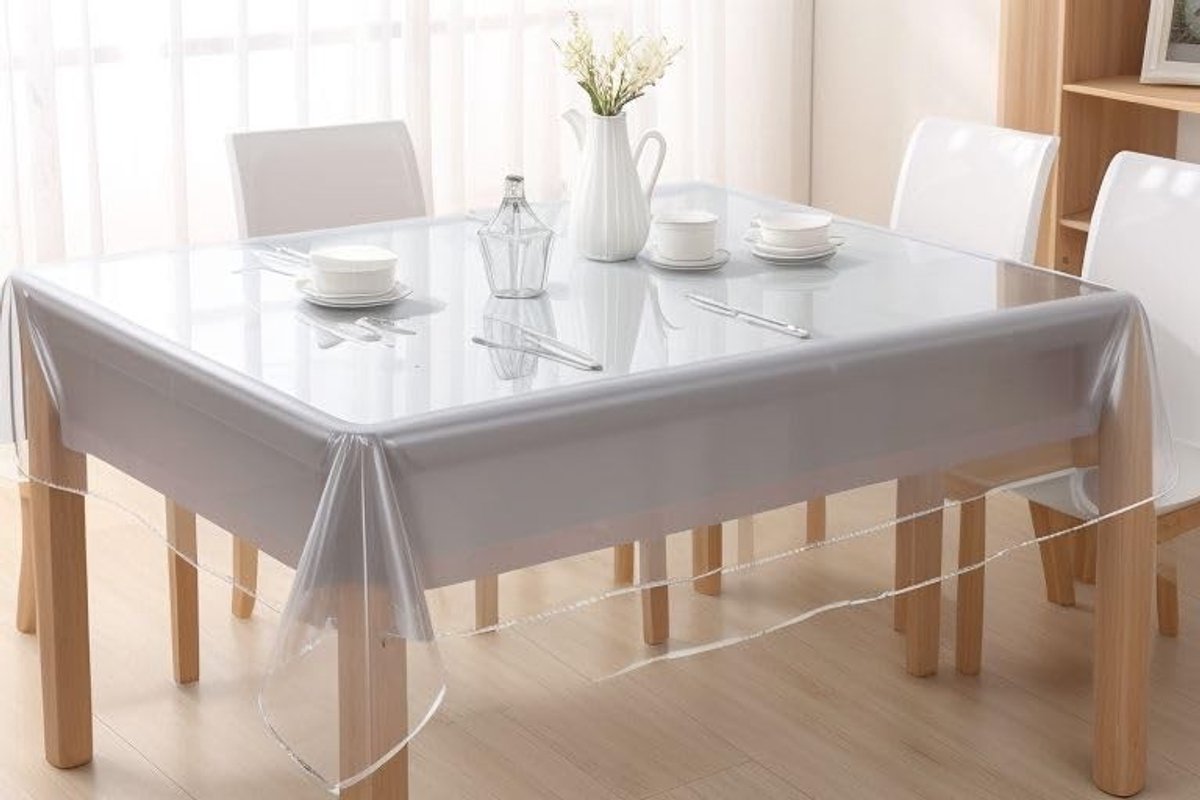 Omgoods - Transparante PVC Tafelkleed 140 x 240 cm