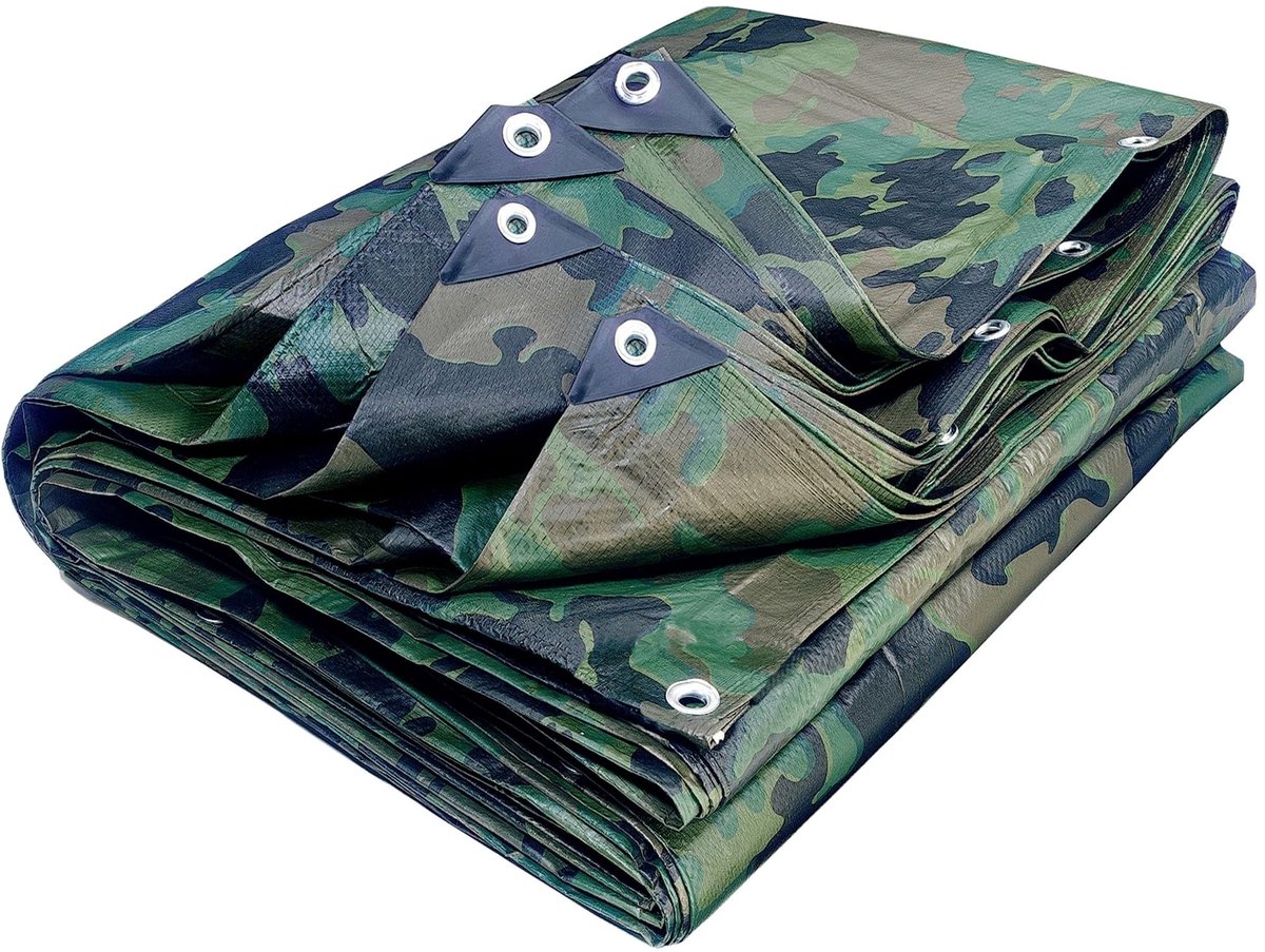 Omgoods - Waterdichte Tarpaulin 5 x 8 m met Aluminium Ogen