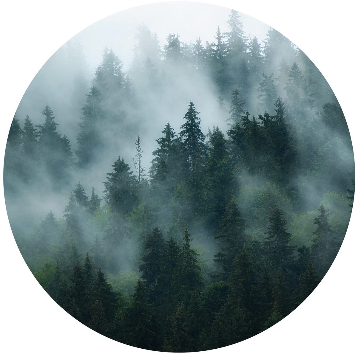 Omgoods - Wanddecoratie Natuur Berglandschap - Zelfklevende Wandsticker XL