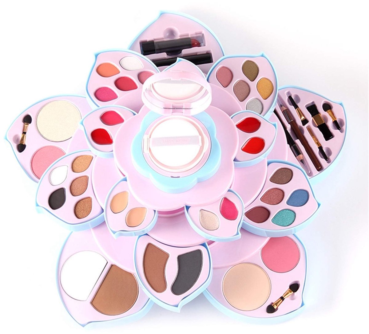Omgoods - Complete Make-up Set met Cosmetica en Penseelset