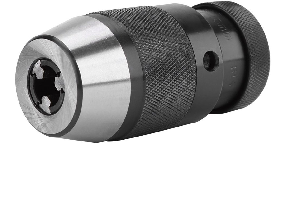 Omgoods - Snelspanboorhouder B16, 1 stuk 0-13 mm 1/2 "staal B16 zelfspannend boorhouder voor draaimachine boormachine