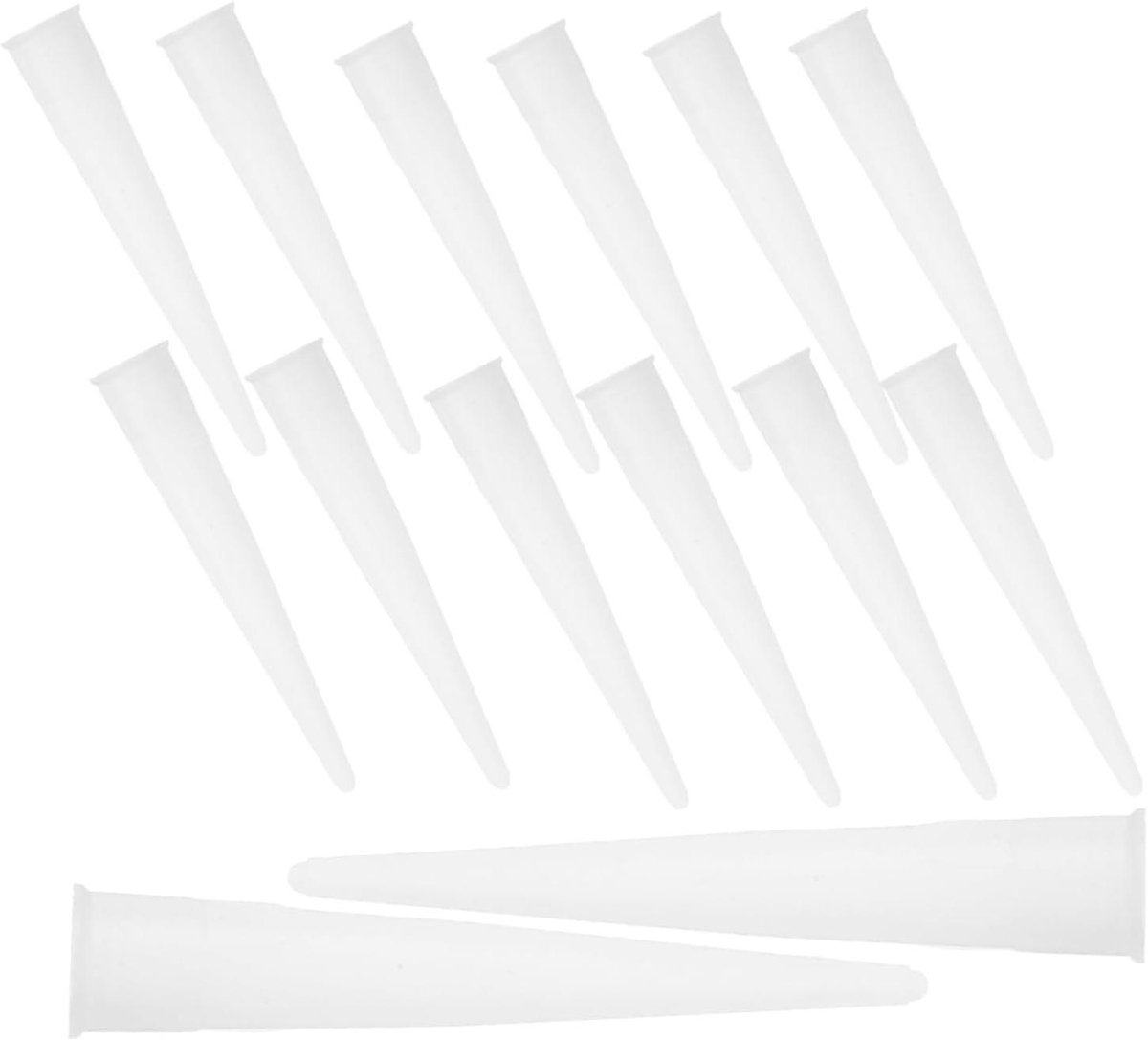 Kit Mondstuk Set - Kit Afwerkgereedschap - Kit Aanbrengen - 60 Delige Set - 10.5 cm - Wit