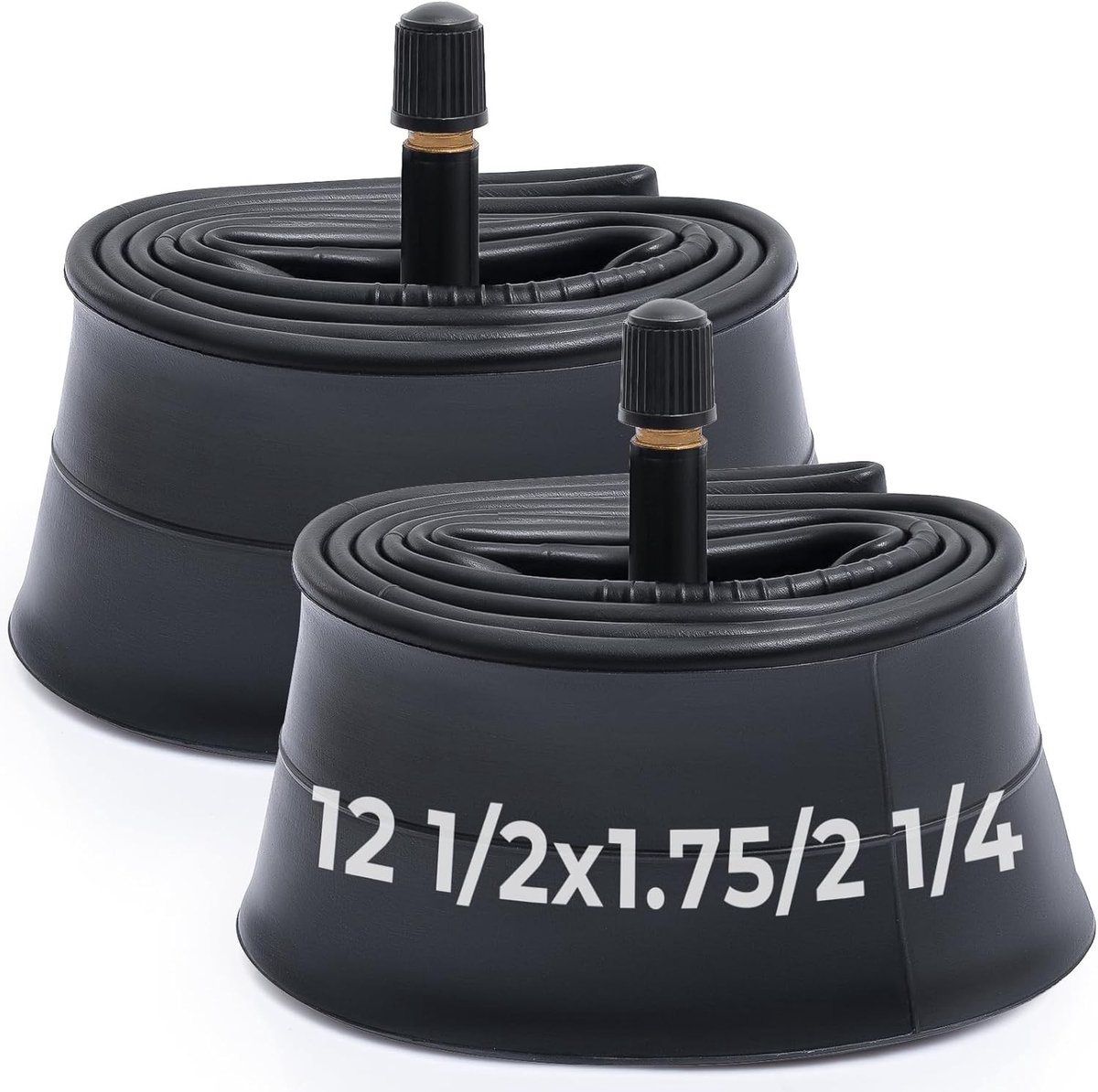 Fiets binnenband - Reserve binnenband - Kinderfiets reparatie - Scheurbestendig rubber - 12 inch 2 stuks - Zwart