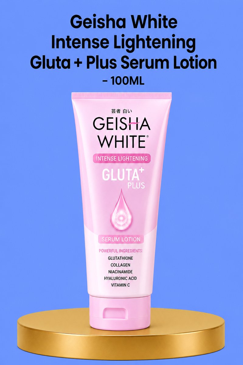 Geisha White Intense Lightening Gluta+ Plus Serum Lotion – 100ML