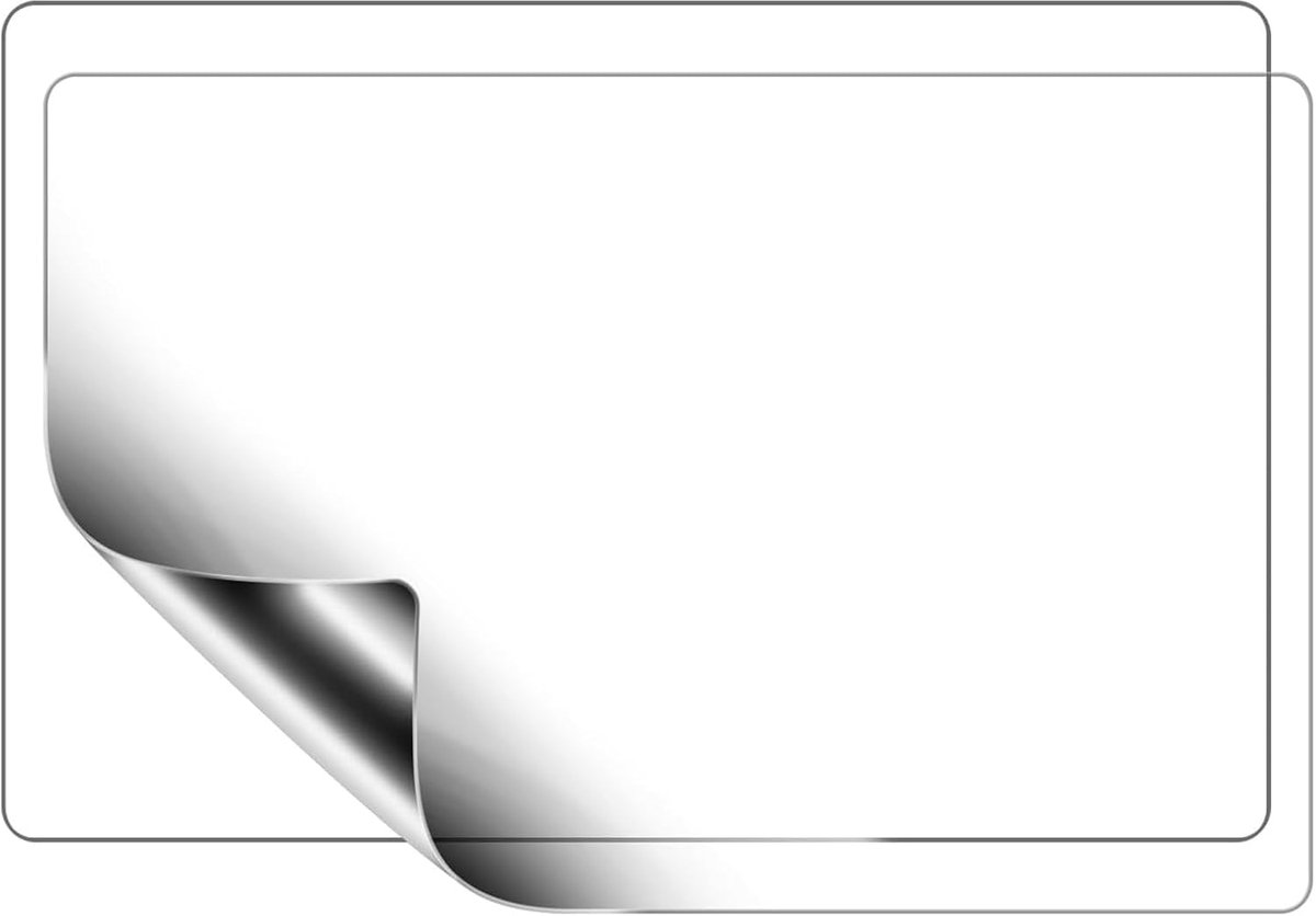 displaybeschermfolie Flex Films [2 stuks] DIY gesneden 310 x 210 mm, HD TPU anti-vingerafdruk cover krasbestendige displaybescherming voor
