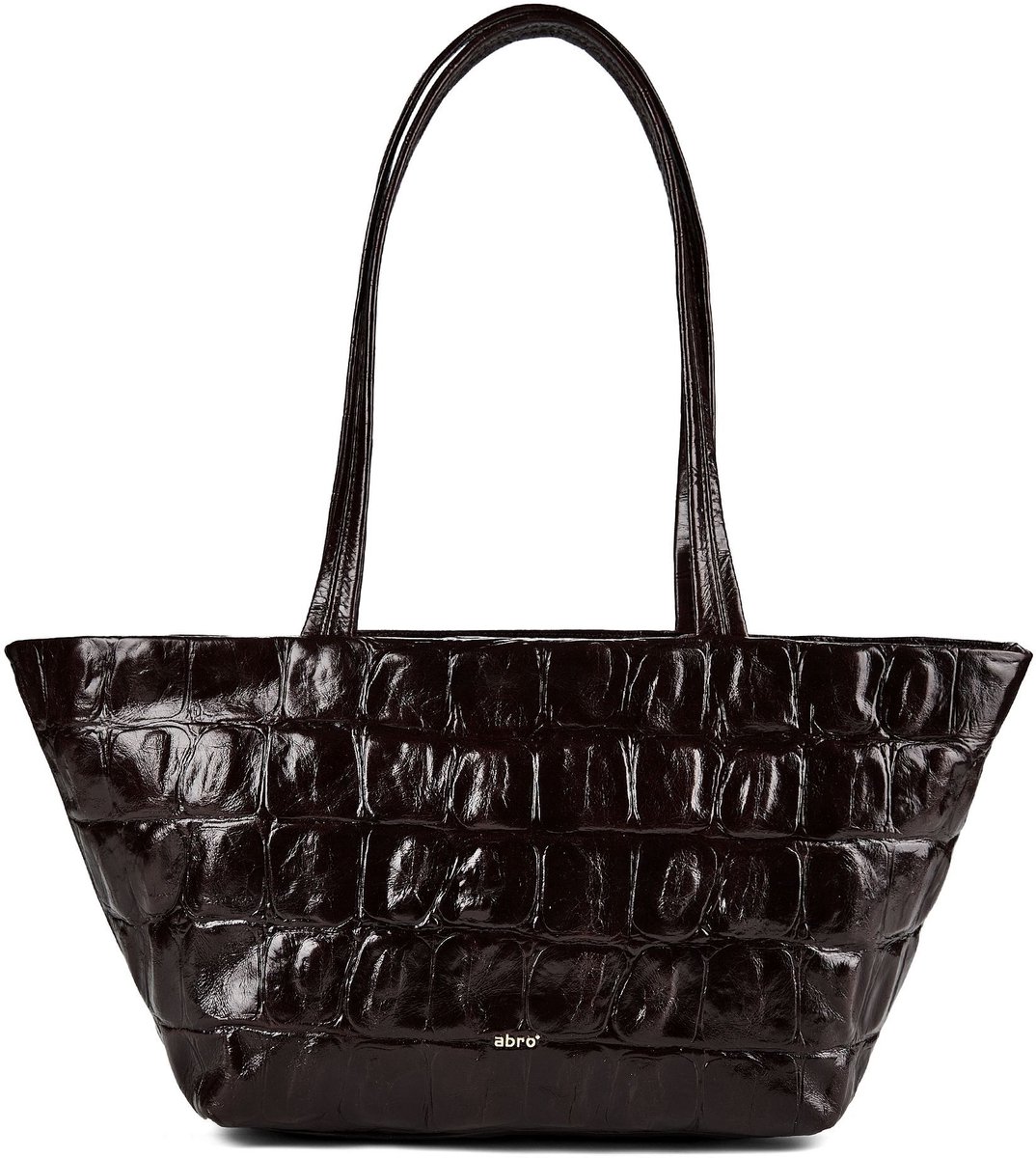 abro Alba Schoudertas Leder 27 cm - Dames - dark brown