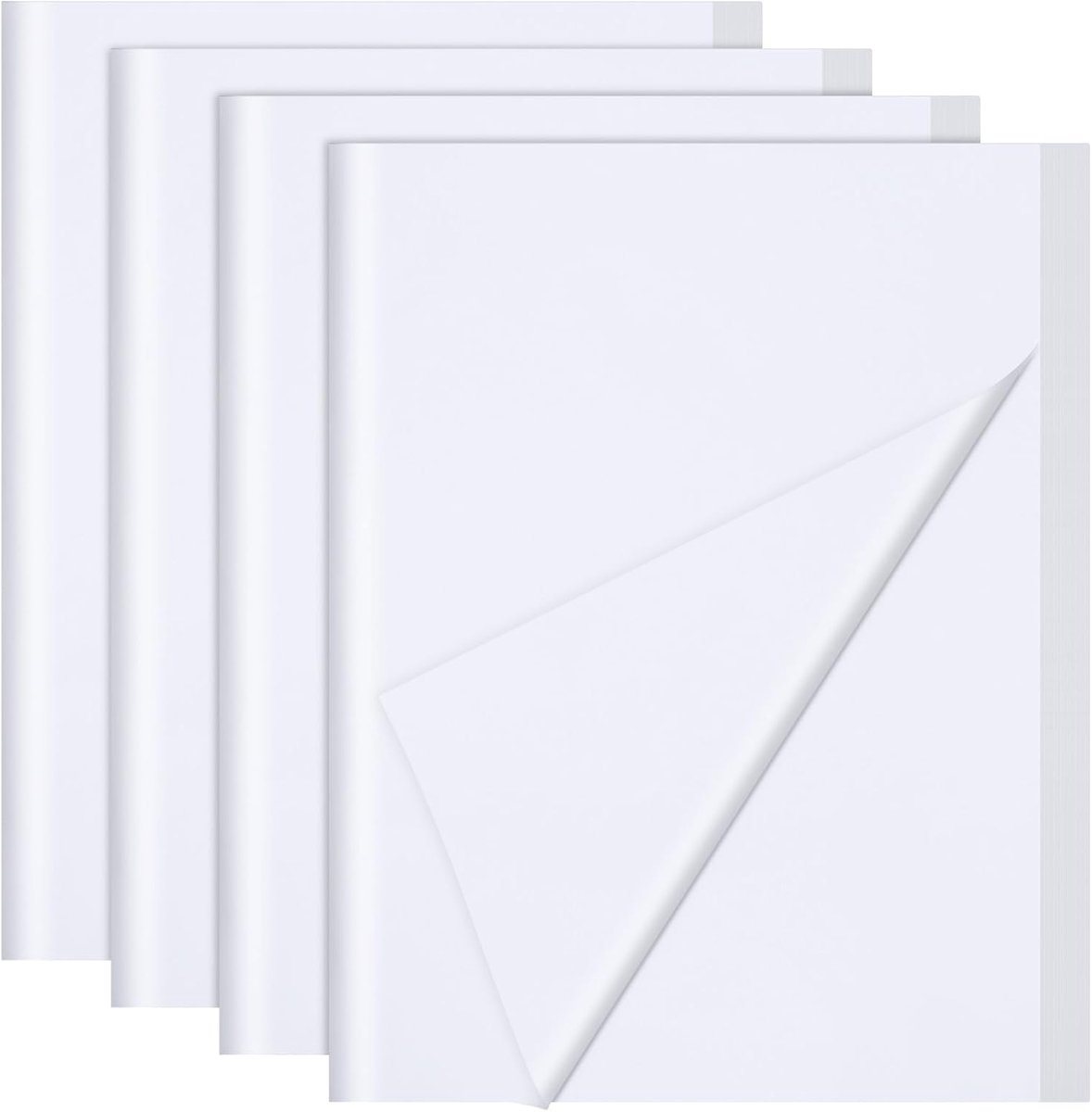 110 Vellen Vloeipapier, 50 X 70 cm Tissue Paper Wit, Verpakkingsmateriaal, Zijdepapier, Cadeaupapier Voor Verjaardag, Bruiloft, Decoratie, Knutselen, Verpakken, Doe-Het-Zelf