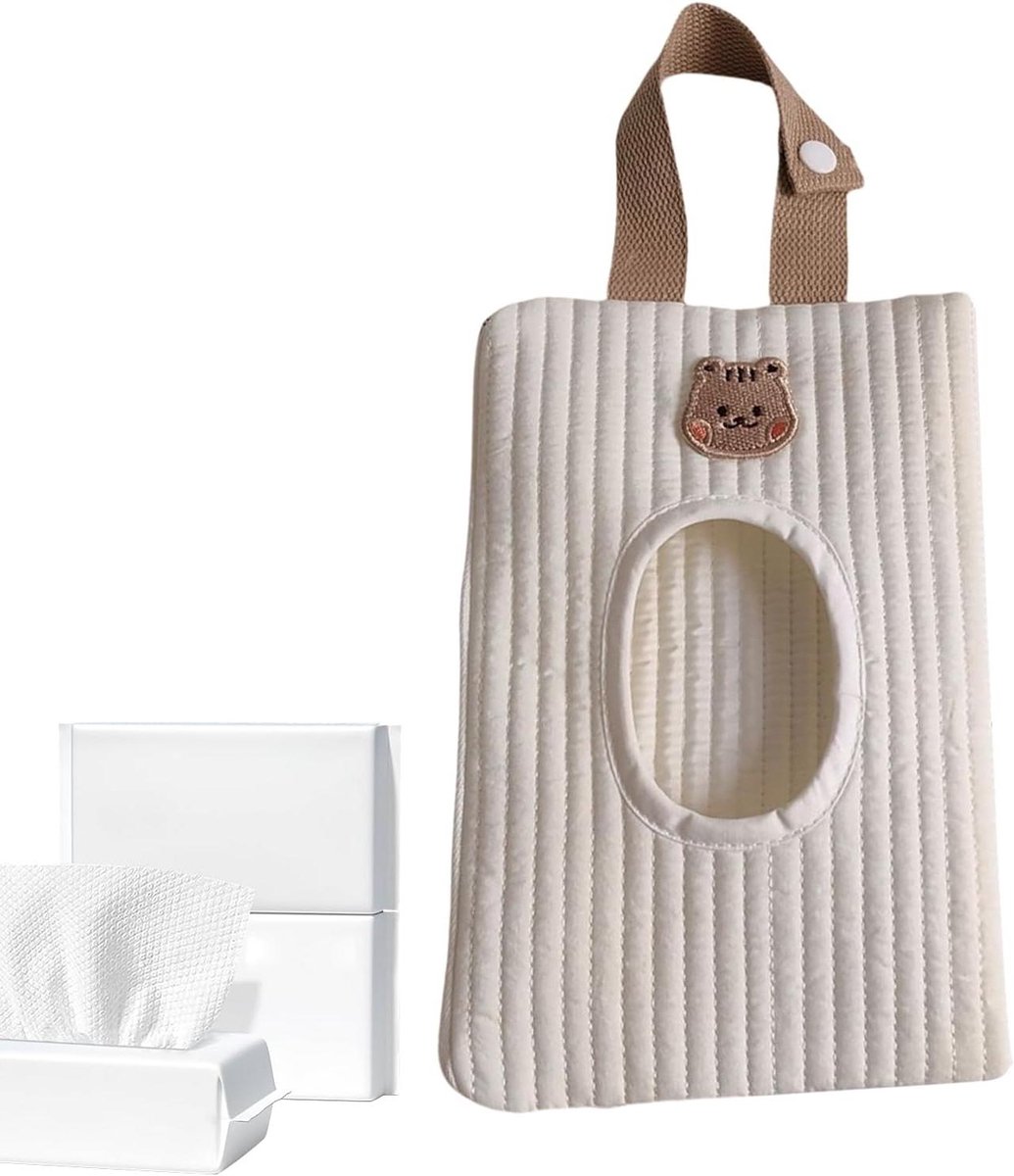 Baby Doekjeshouder - Draagbare Doekjes Container - Onderweg Gebruiken - Navulbaar Uittrekbaar Zakje - 23x15 cm - B