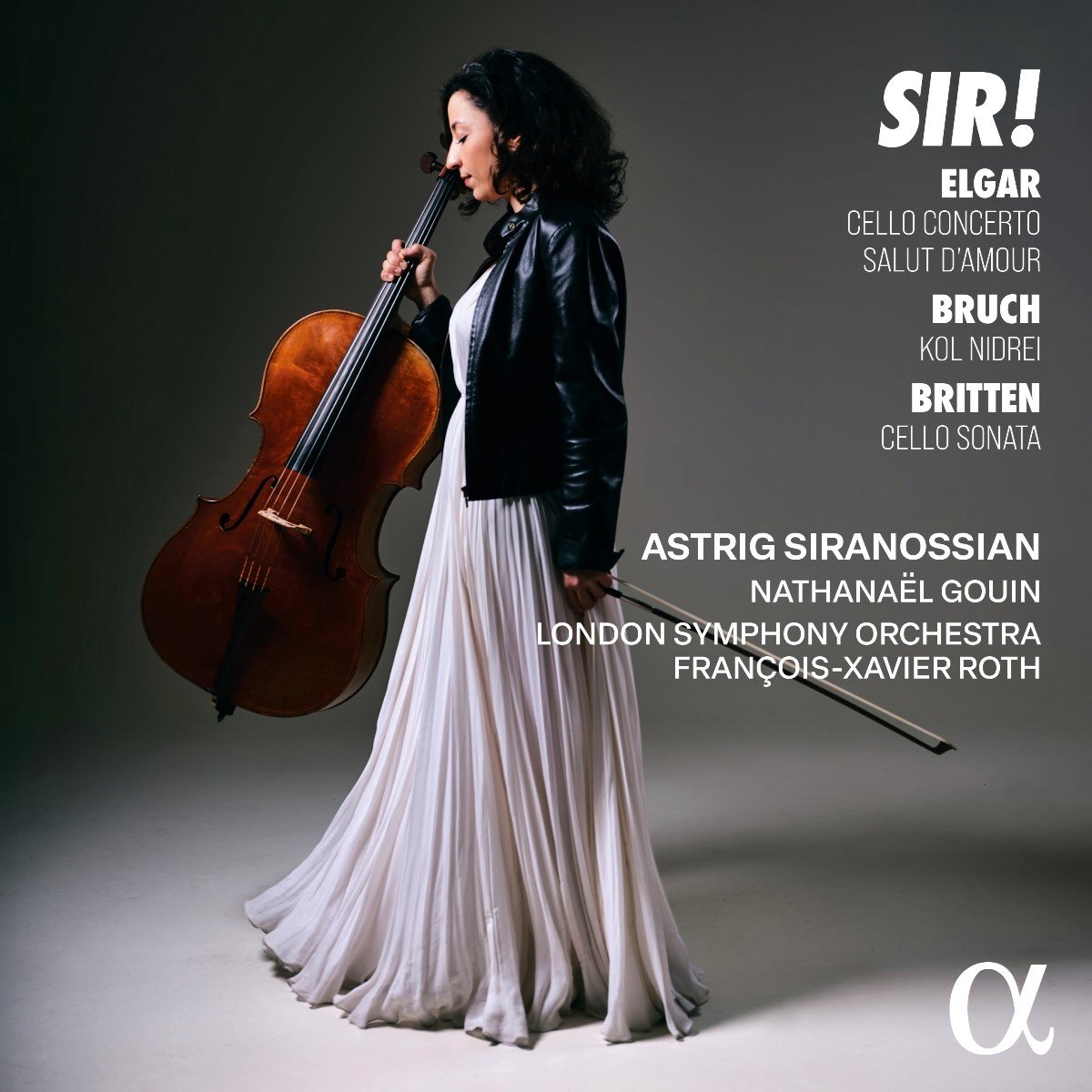 Astrig Siranossian, Nathanael Gouin, London Symphony Orchestra, François-Xavier Roth - Sir! Elgar: Cello Concerto - Bruch: Kol Nidrei (CD)