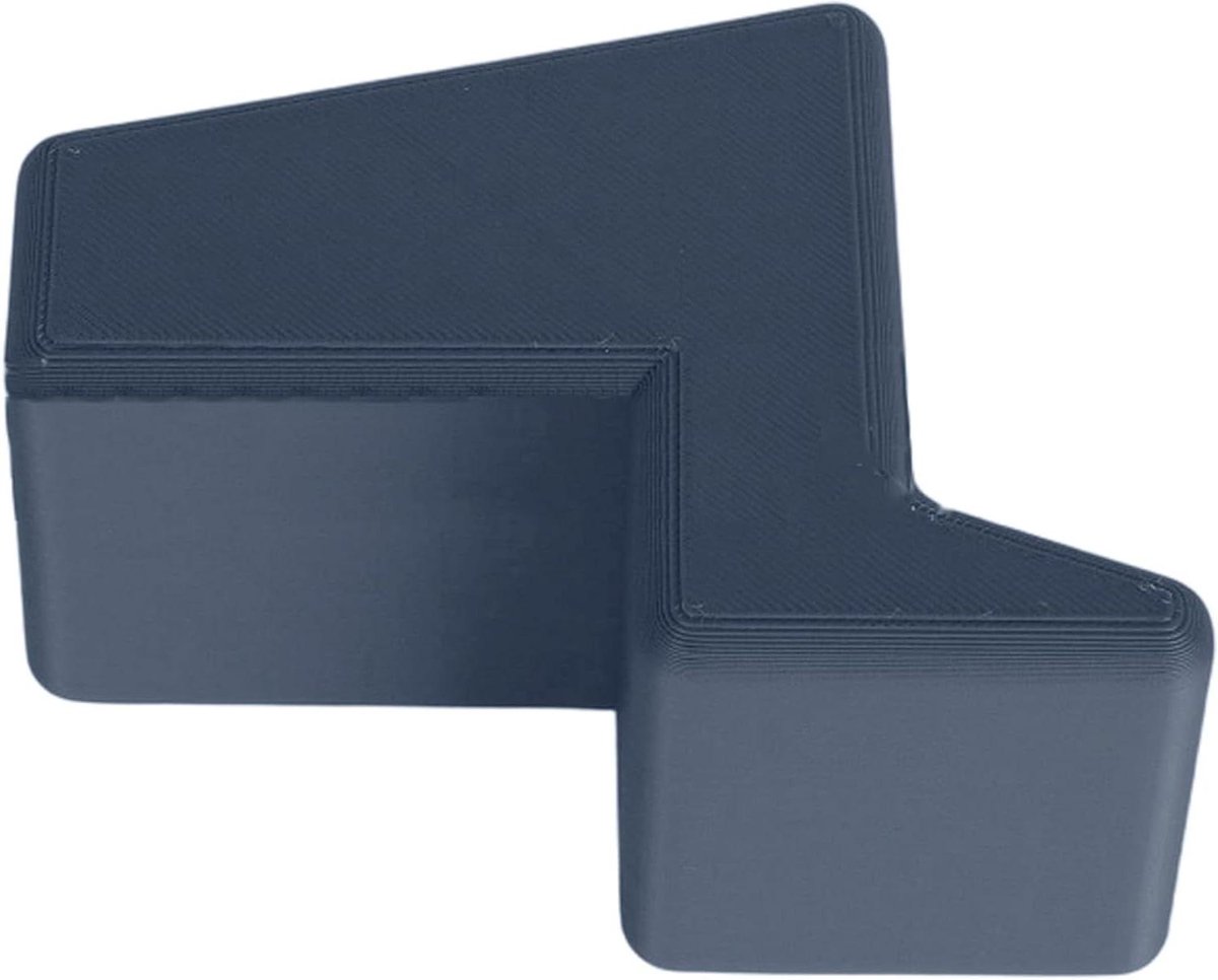 Deurwiggen - Deurstoppers - Deuren Open Houden - Antislip Oppervlak - 11 x 8 x 5 cm - Grijs