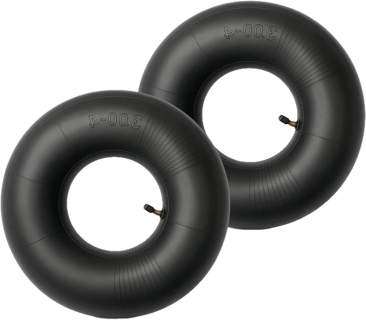 Autobinnenbanden Set - Reparatieset Binnenband - Voertuig Onderhoud - Scheurbestendig Rubber - 260 x 85 mm - Zwart