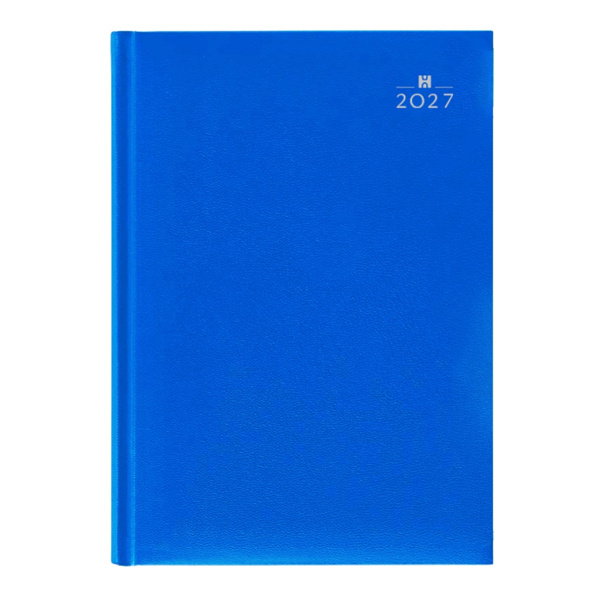 Castelli - Bureau agenda H70 2027 - 1 dag per pagina - formaat A5 - Nederlandstalig - Made in Italy - gewatteerde luxe omslag turquoise