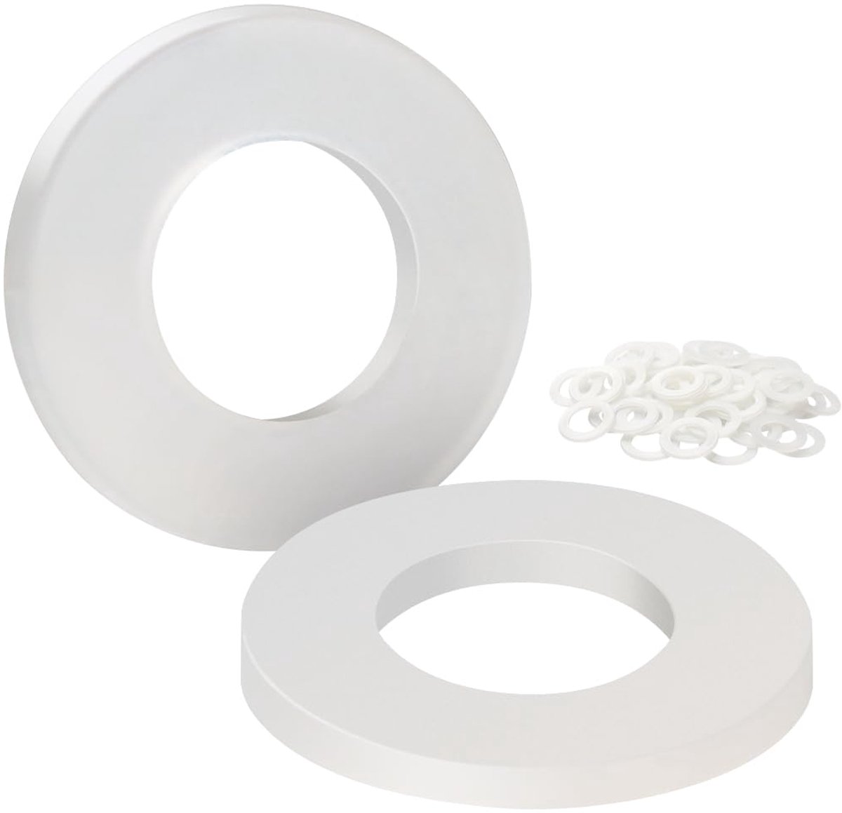 SnelShoppen - Plastic Wasringen M16 x 30 mm, 10 Stuks Nylon Onderlegschijven, Body Washers, Kunststof Wasringen voor Machines, Loodgieters, Elektrisch