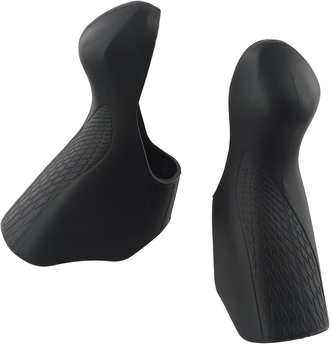 SnelShoppen - Fietsgrepen Remhendel Caps en Versnellingshendel Covers 1 Paar Silicone Beschermhoezen Zwart Geschikt voor Shimano ST-5700 105 Buiten Sp