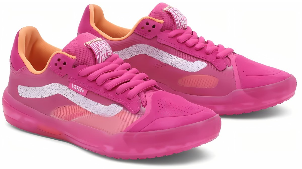 Vans Unisex Lifestyle Classic Plus FTW-sneaker Ua Evdnt Ultimatewaffle Pop-buitenzool Fuchsia Roze