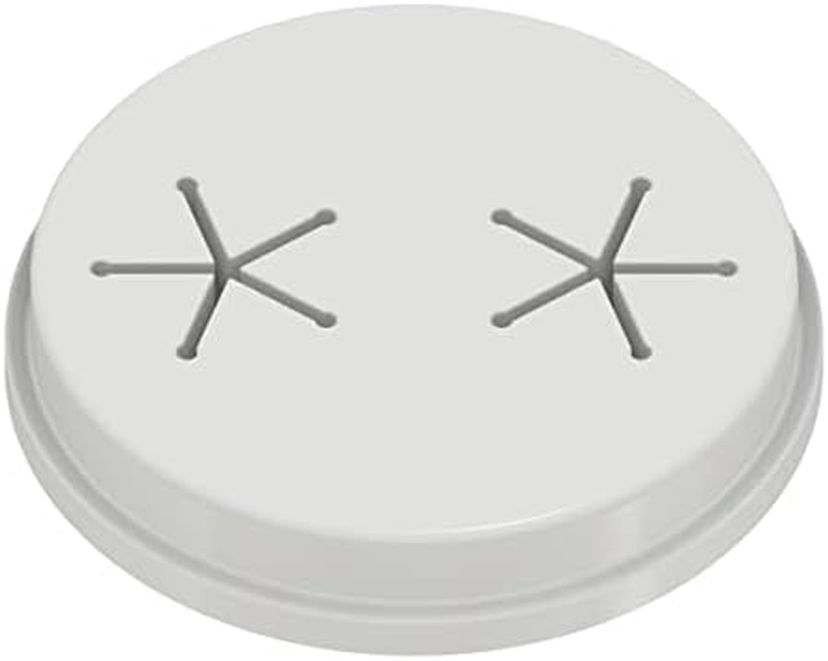 Deegwareninzetstuk - Pastamachine accessoire - Zelf pasta maken - POM voedselveilig kunststof - 1 schijf - Wit