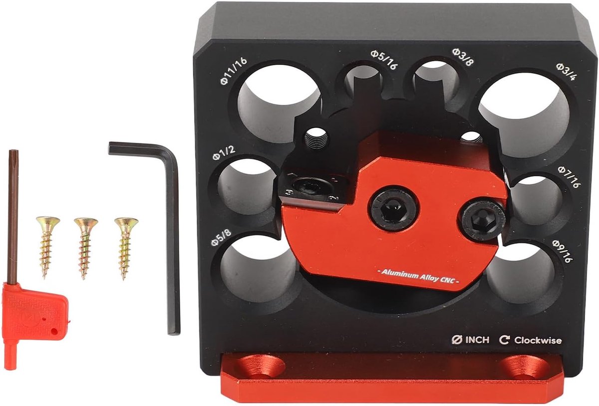SnelShoppen - Dowel Maker Jig Kit - Houtbewerkingsgereedschap voor Perfecte Houten Dowelstokken en Plugs - Ronde en Vierkante Vormgeving - Handige Boo