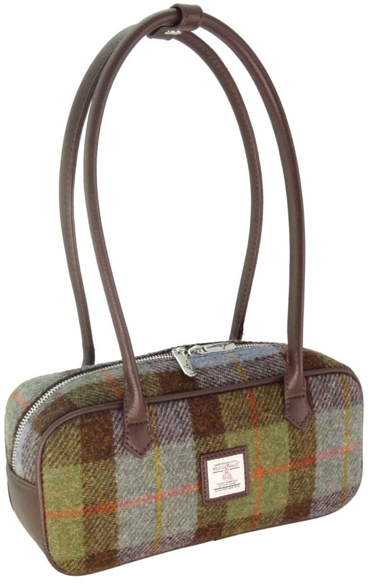 Schoudertas Tora MacLeod - 28x12x9 - Harris Tweed - Glen Appin of Scotland