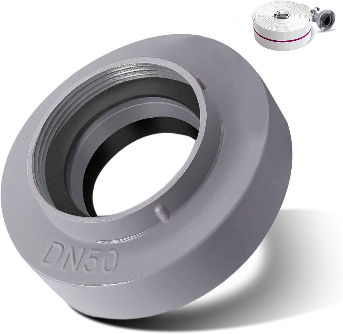 SnelShoppen - C Koppeling, Vaste Koppeling, 2 Inch, C Vrouwelijke Draad met Seal voor Slangen, Containers, Textielslangen, Aluminium Slangkoppeling