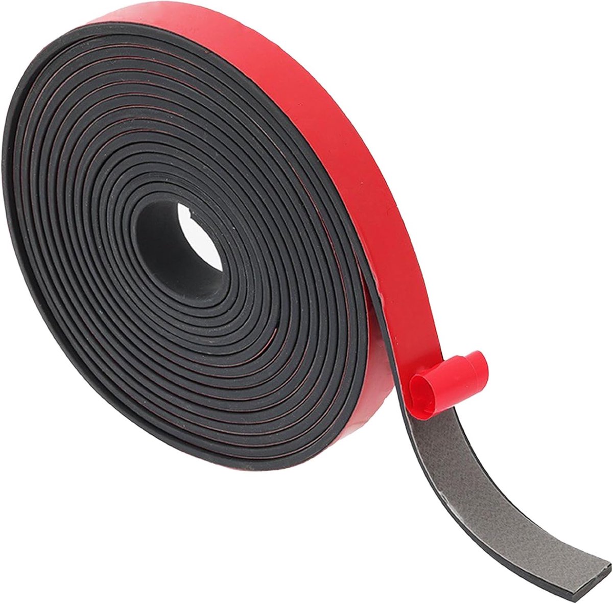 SnelShoppen - Rubber strips zelfklevend 25 mm (B) x 1.5 mm (D) x 300 cm (L) neopreen, rubberplaat, solide rubberprofiel voor veelzijdig gebruik in hui