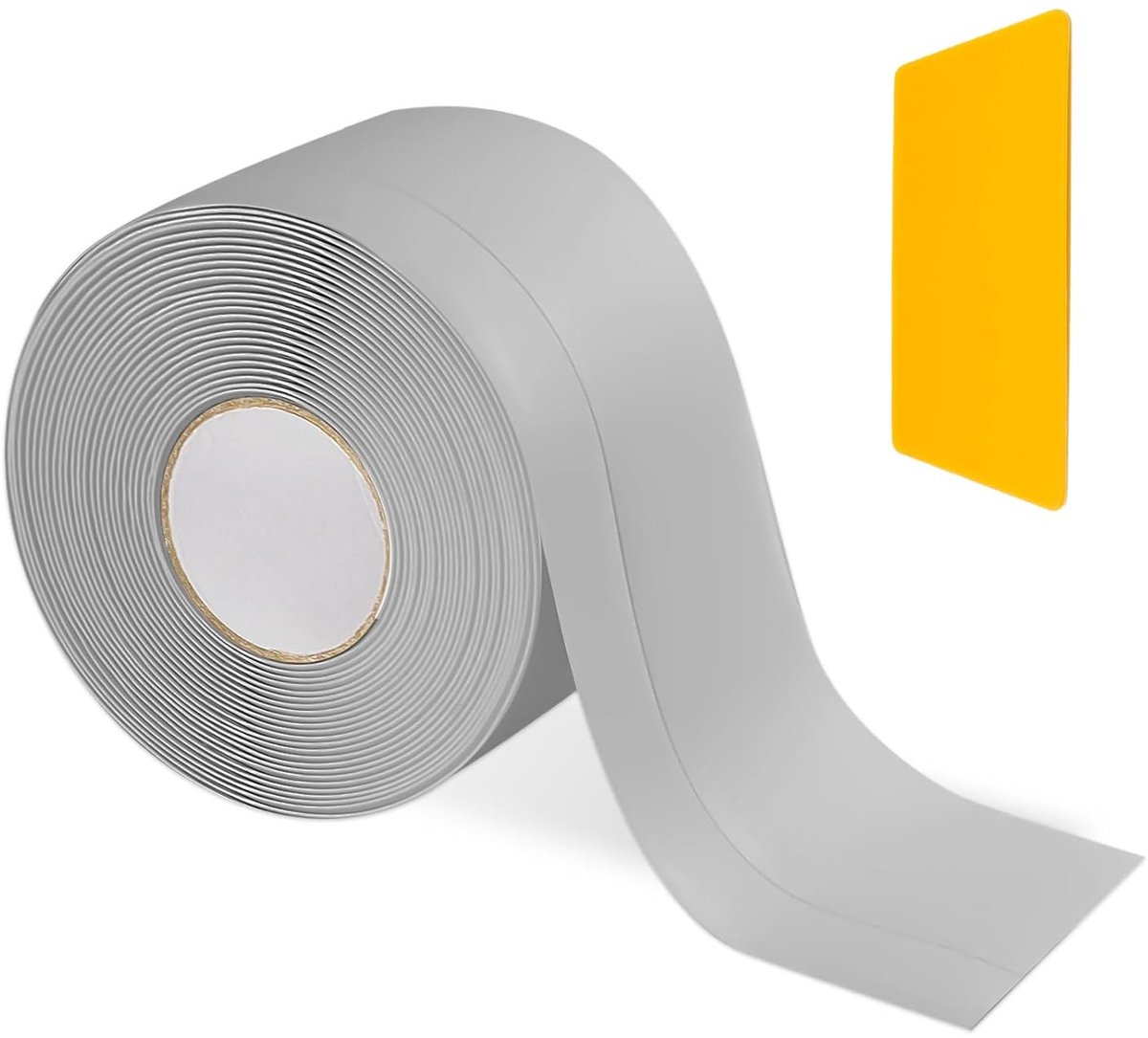 Soft Skirting Board Self-Adhesive 50 x 20 mm PVC Skirting Boards Self Adhesive with Scraper Skirting Board Self - ShopVlot