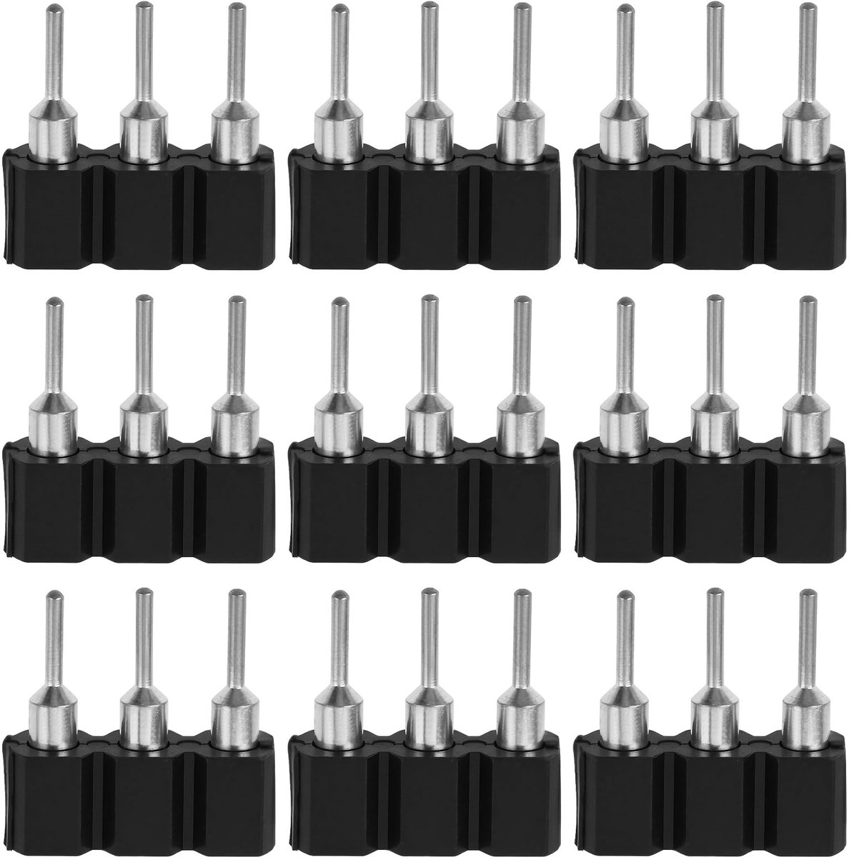 Dailygoods- Transistor Socket 40 Stuks - 3Pin/2.54mm - Compatibel met Fuzz Gitaareffectpedalen - Geschikt voor PCB/Vero-boards - Plug-in Ontwerp - Duurzaam Materiaal - Transistorhouder