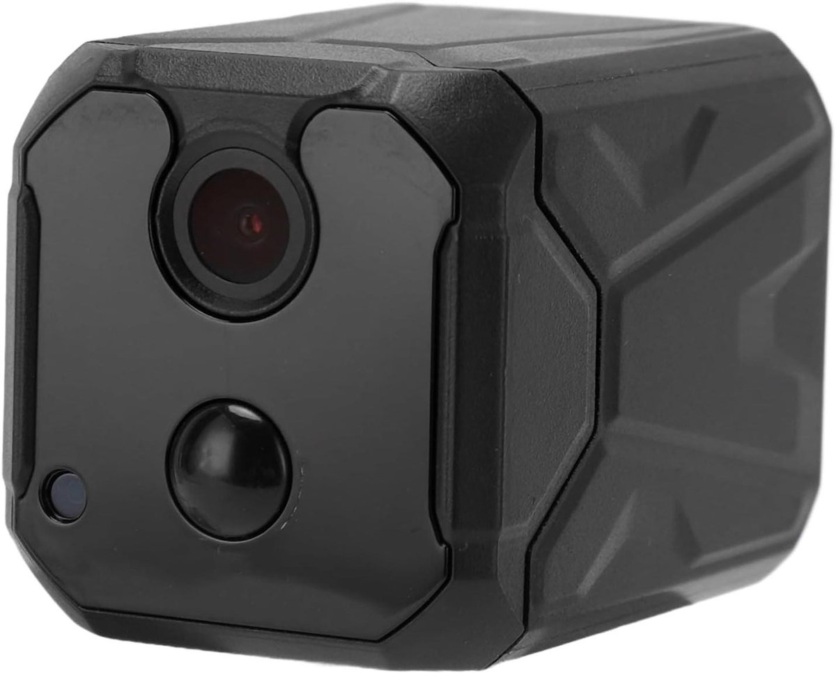 Draadloze Mini Camera - Beveiligingscamera HD - Thuisbewaking Opnemen - Infrarood Nachtzicht - 1080P Resolutie - Zwart