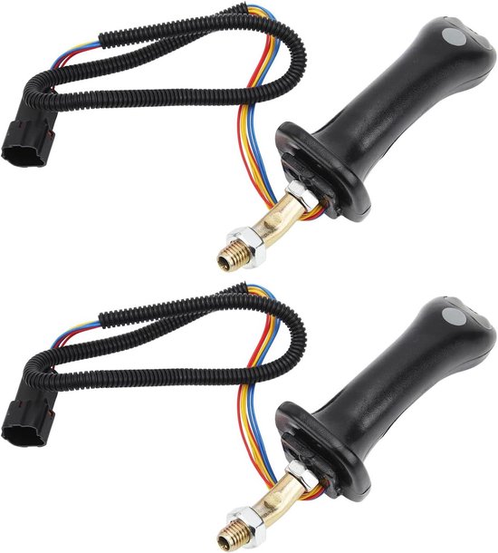 Graafmachine Joystick - Bedieningshendel - Machinebesturing - Ergonomisch Ontwerp - 6-pins - Zwart — afbeelding 2