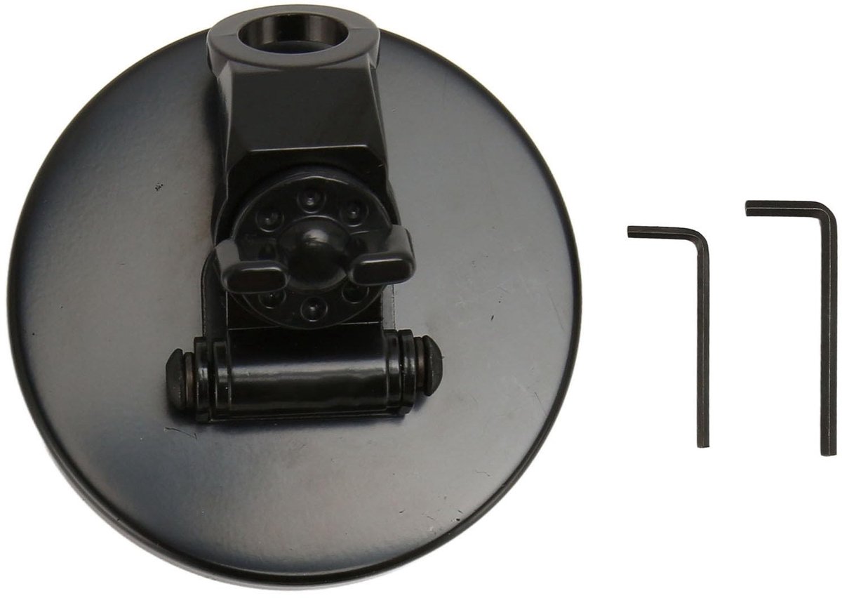 Dailygoods- Magnetische Houder Auto - Verstelbare Beugel 180 Graden - Stabiel Metaal - Geschikt voor Antennes - Basisdiameter 90 mm - Eenvoudig Te Installeren - Antennehouder