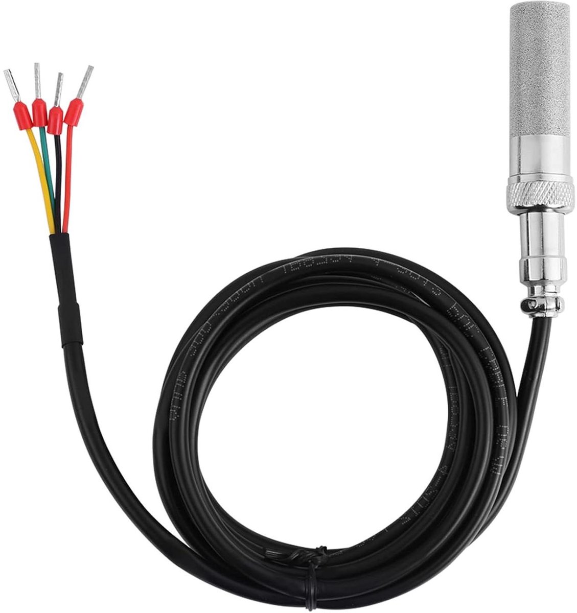 Bodemvochtsensor Temperatuur - Digitale Sensor - Omgevingsmonitoring - Automatische Kalibratie - 150 cm Kabel - Grijs
