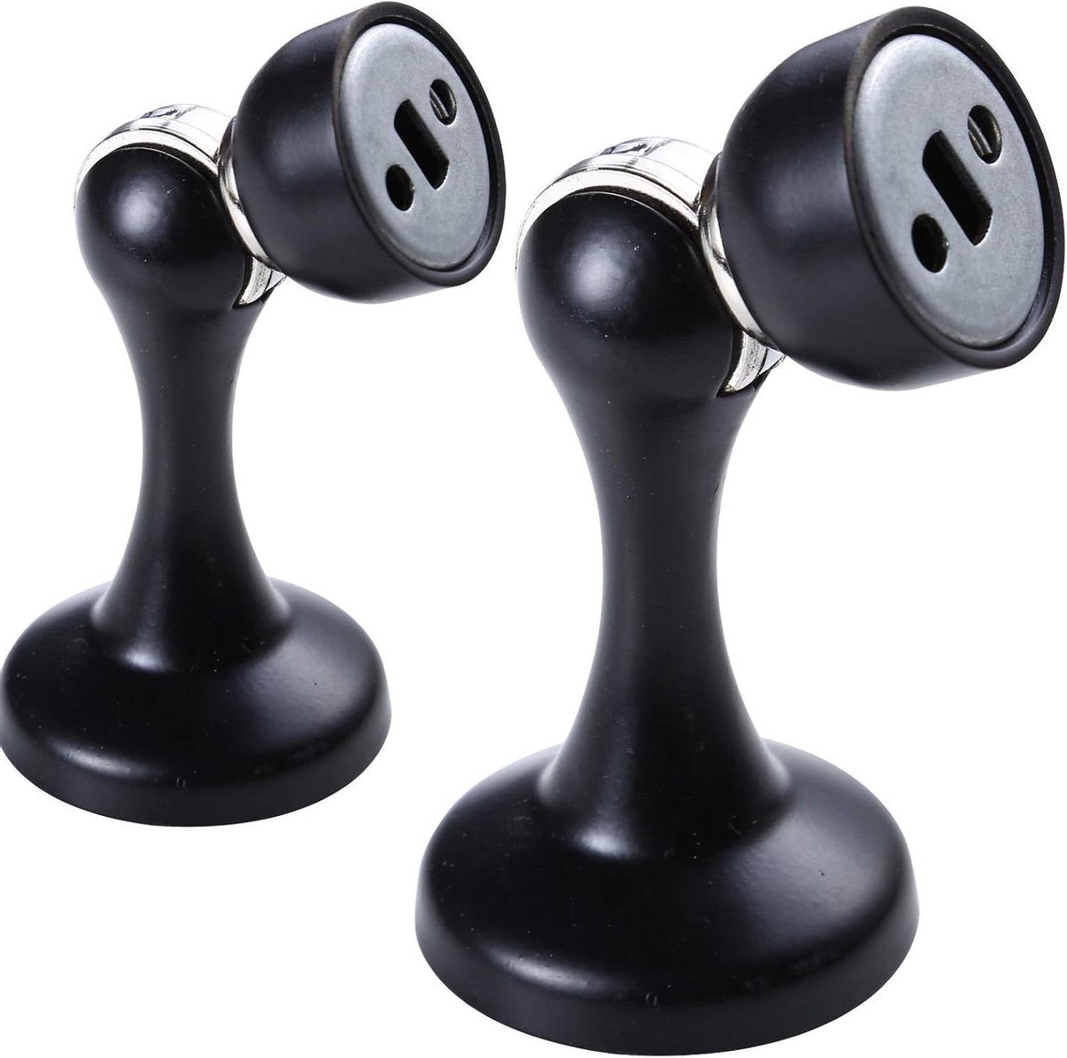 Magnetische Deurstopper - Deurvanger - Deuren Dempen - Soft-catch Technologie - 2 Stuks - Zwart