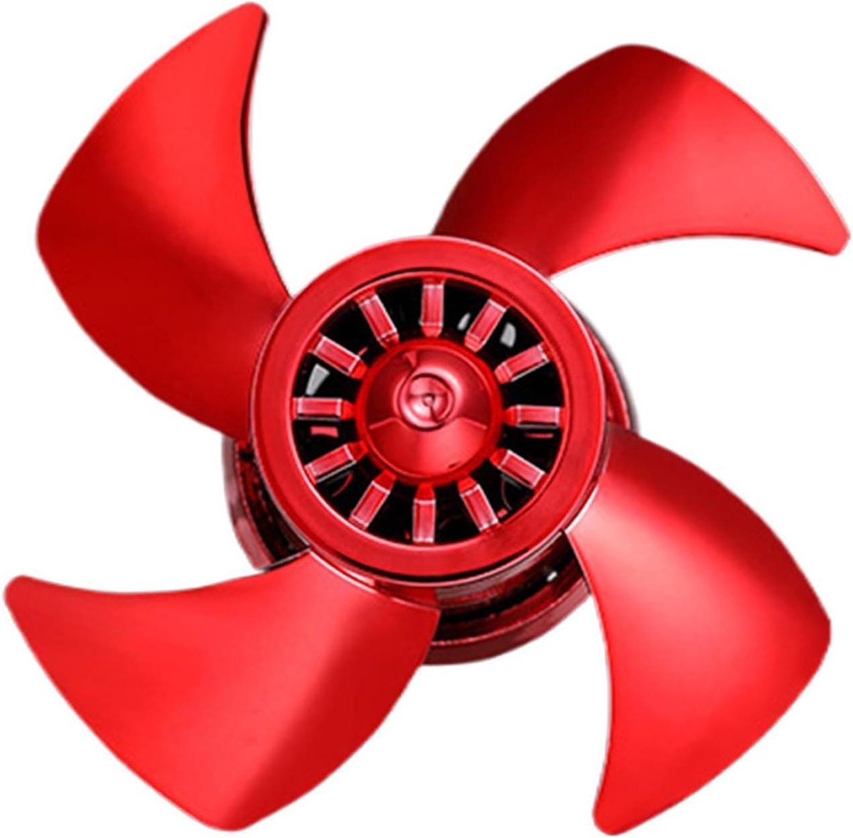 Auto Luchtverfrisser - Ventilatie Clip - Auto Interieur - Geruisloze Werking - 7 x 7 cm - Zilver