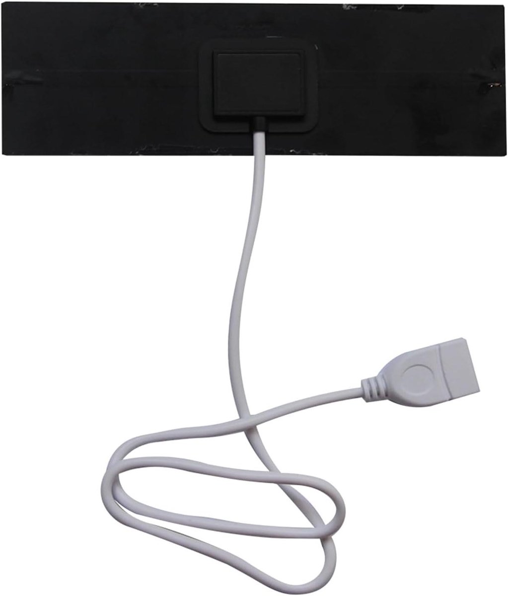 Draagbaar Zonnepaneel - Zonneoplader Batterij - Energie Opwekken - Hoge Efficiëntie - 3W Output - Zwart
