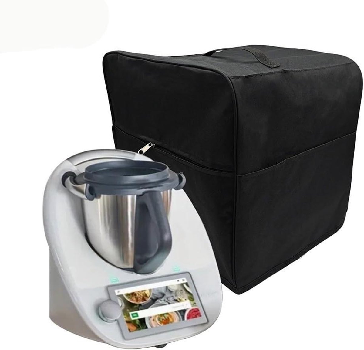 Blenderhoes Apparaathoes Mixer Keuken Organisatie Dubbellaags Ontwerp 34 x 34 x 34 cm Zwart