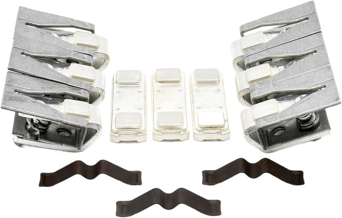 Magneetcontact Set - Hoofdcontacten Wisselstroombeveiliging - Industriële Installatie - Vaste en Beweegbare Contacten - 380V 3Fase - Niet gespecificeerd