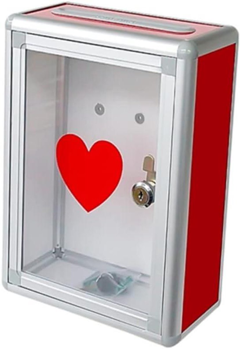Brievenbus Muurbevestiging - Opvangbak Opslag - Veilig Berichten Ontvangen - Metalen Slot - 22x10cm - Diverse kleuren