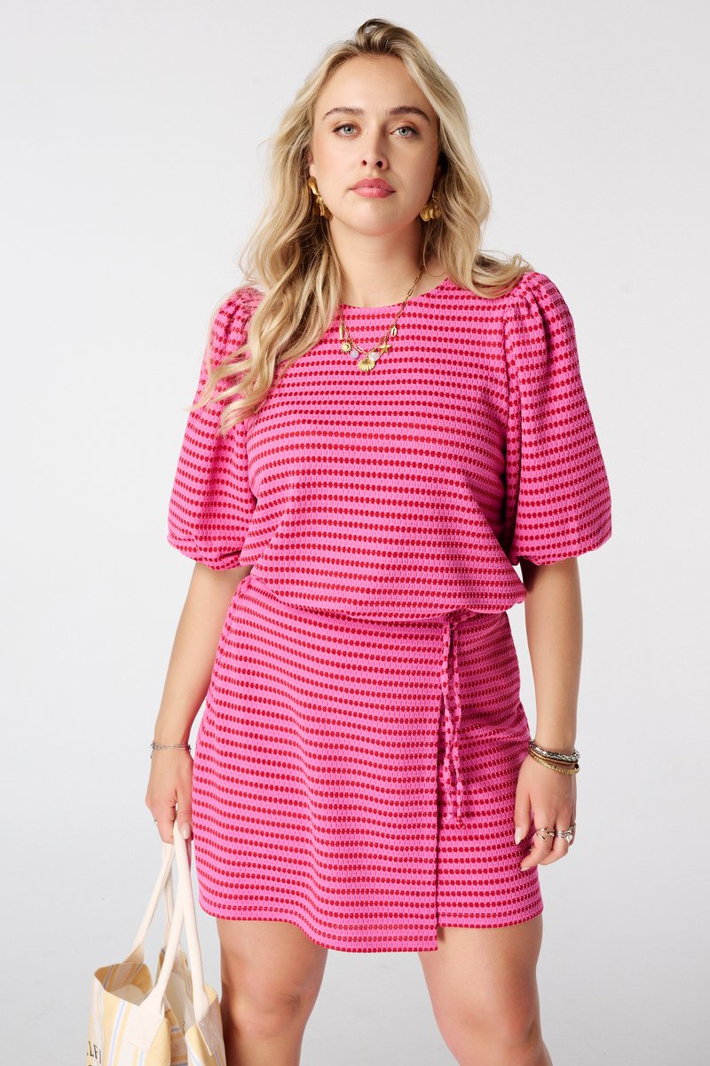 MS Mode Top Top met pofmouwen