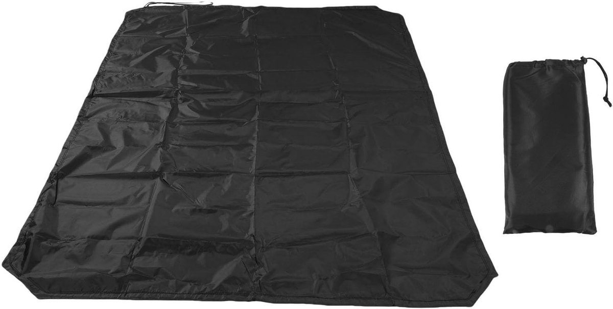 Dailygoods- Dakdakklep Waterdicht - Bagagerek - Reisaccessoire - 210D Zilver Gecoate Oxford - Compact - Eenvoudig te Wassen - Bagagedek