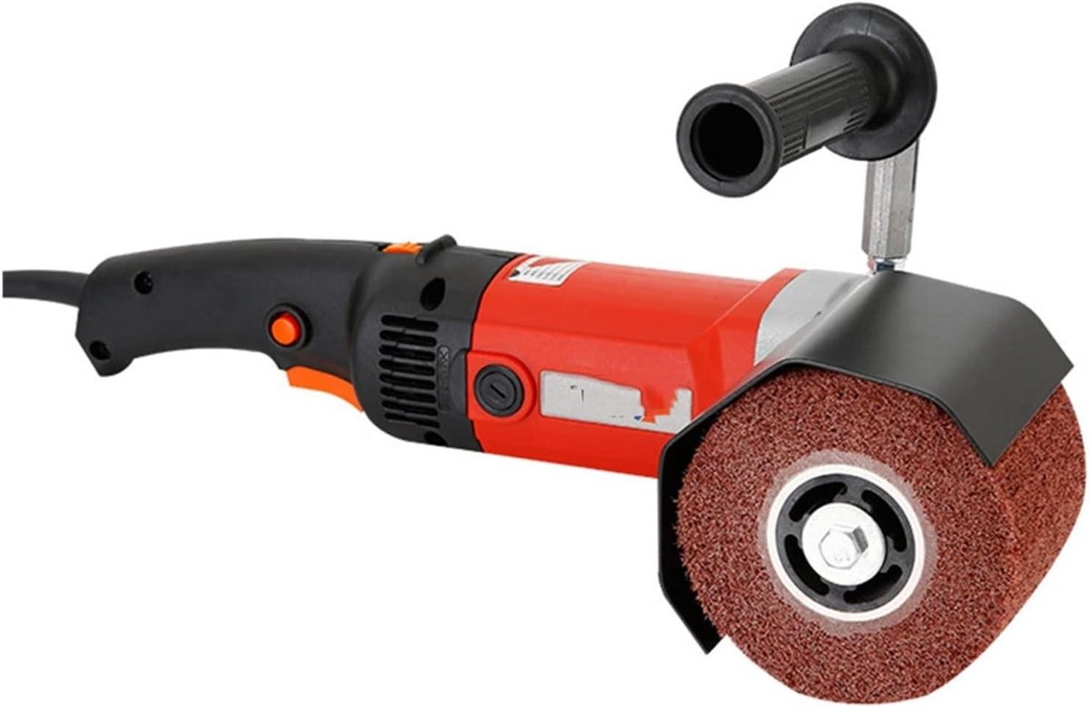 Elektrische Polijstmachine - Metaal Polijstmachine - Oppervlakken Bewerken - Krachtige Koperen Motor - 120 mm Rolbreedte - One Color