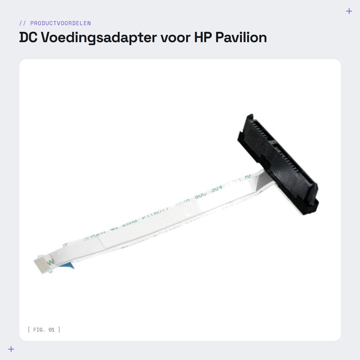 Dailygoods - DC Voedingsadapter voor HP Pavilion Laptops